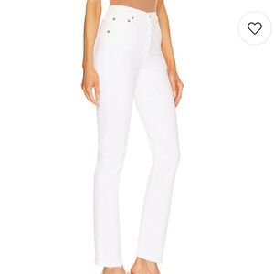Agolde White Skinny Jeans